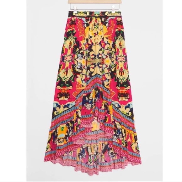 Anthropologie Bhanuni by Jyoti Christia High-Low Boho Maxi Skirt - Picture 2 of 8